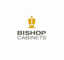 Bishop Cabinets logo with chess piece icon.