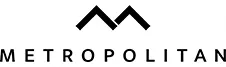 Metropolitan logo with stylized 