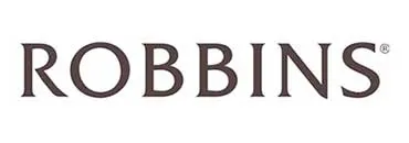 Robbins logo in bold black text.